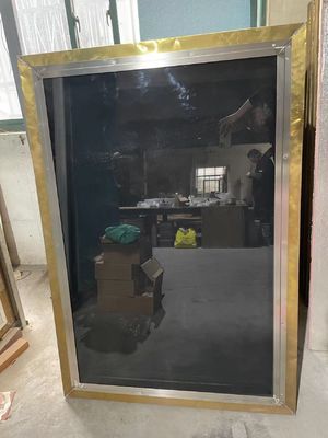 Καλή τιμή. Τείχος Εγκατεστημένο Ακροφύτωμα Ασημένιο Αλουμίνιο 40dB Ακτινοπροστατευτικά παράθυρα σε απευθείας σύνδεση