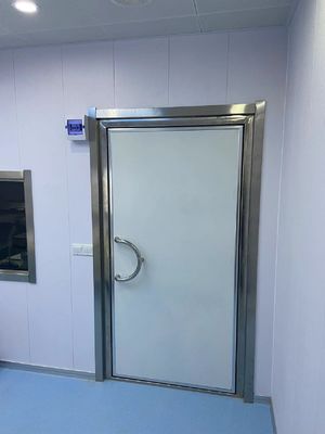 Καλή τιμή. ASTM 1200 X 2100mm MRI Ασφάλεια πόρτες Μοναδική πόρτα κυματισμού με μαγνητική συμπίεση σε απευθείας σύνδεση